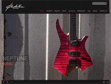 Tablet Screenshot of padalka-guitars.com
